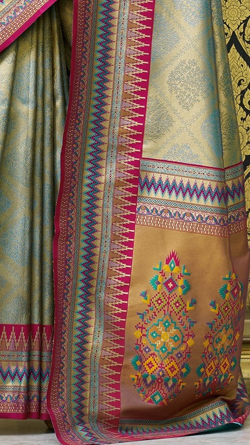Shop Banarasi Silk Saree Online-STORI