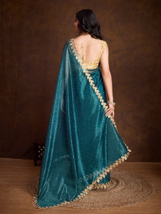 Buy Blue Partywear Sarees Online at STORI