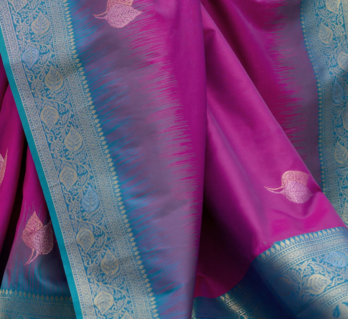 Purple Banarasi Saree Shop Online STORI