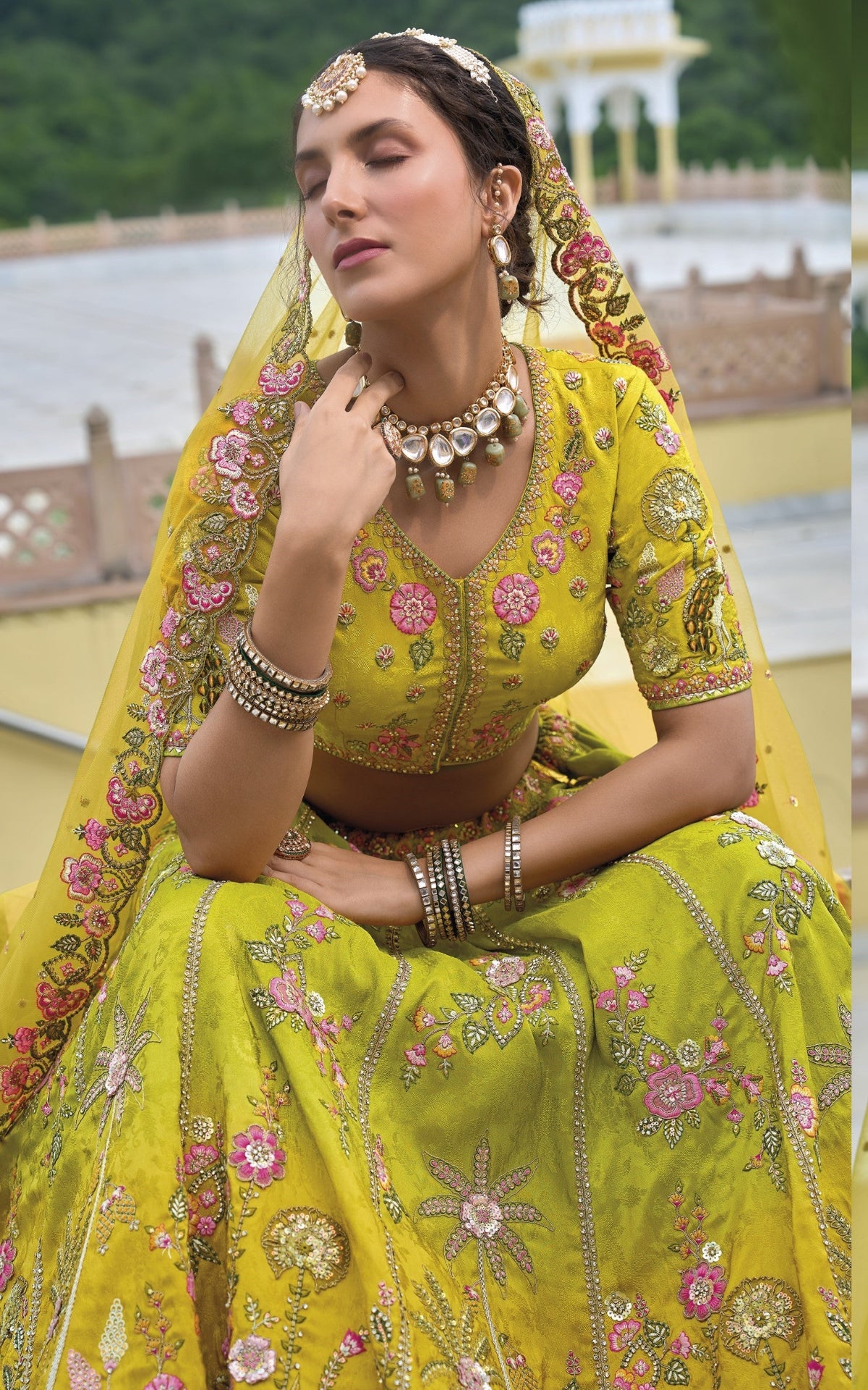 Shop Yellow Lehenga In Online-STORI