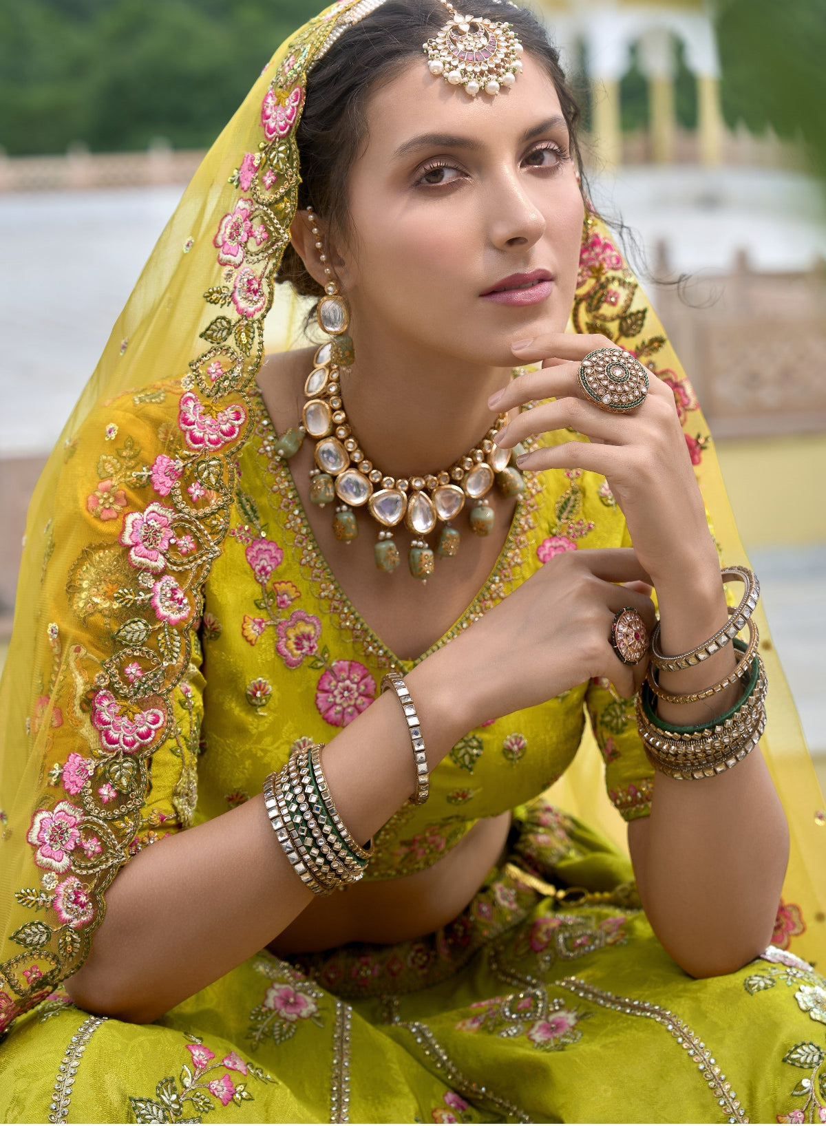Shop Yellow Lehenga In Online-STORI