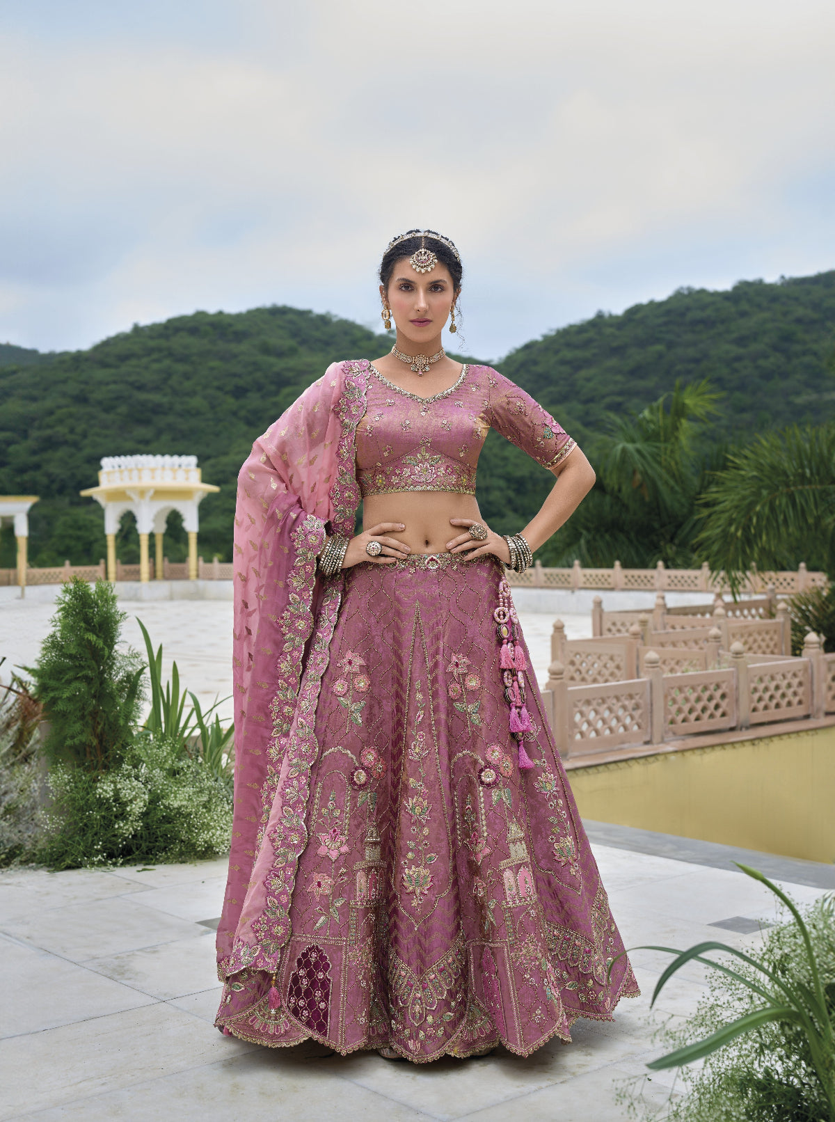Buy Pink Lehenga In Online-STORI