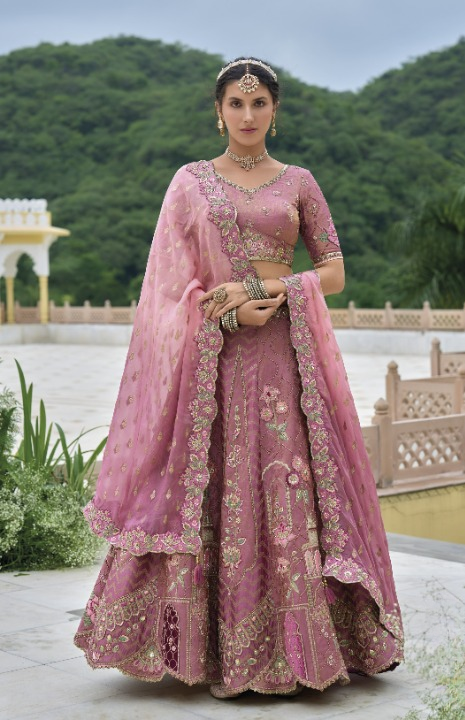 Buy Pink Lehenga In Online-STORI