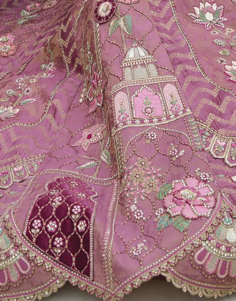 Buy Pink Lehenga In Online-STORI