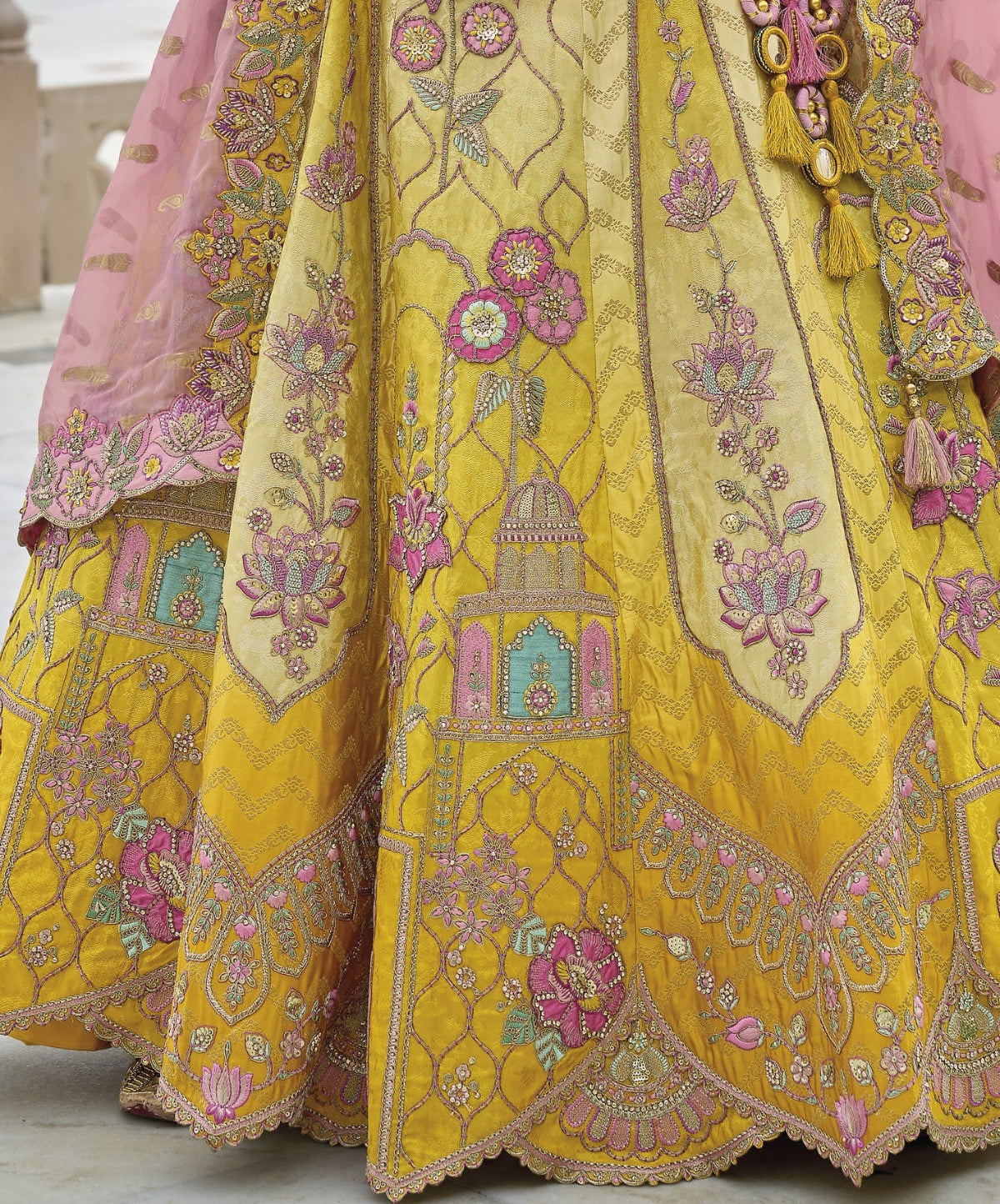 Shop Yellow Lehenga In Online-STORI
