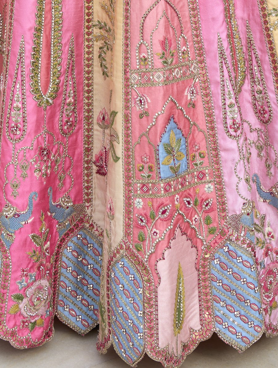 Buy Pink Lehenga In Online-STORI