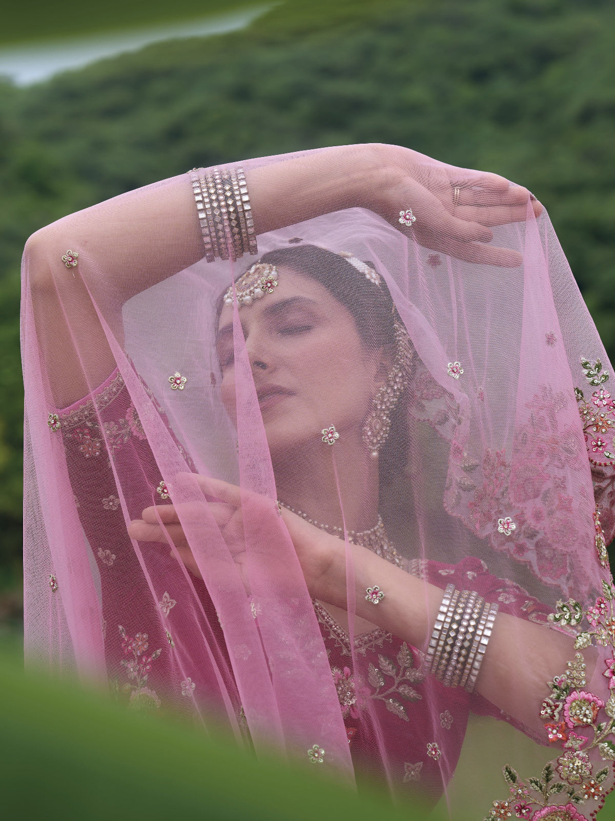 Shop Pink Lehenga In Online-STORI