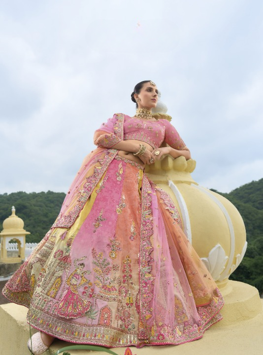 Buy Pink Lehenga In Online -STORI
