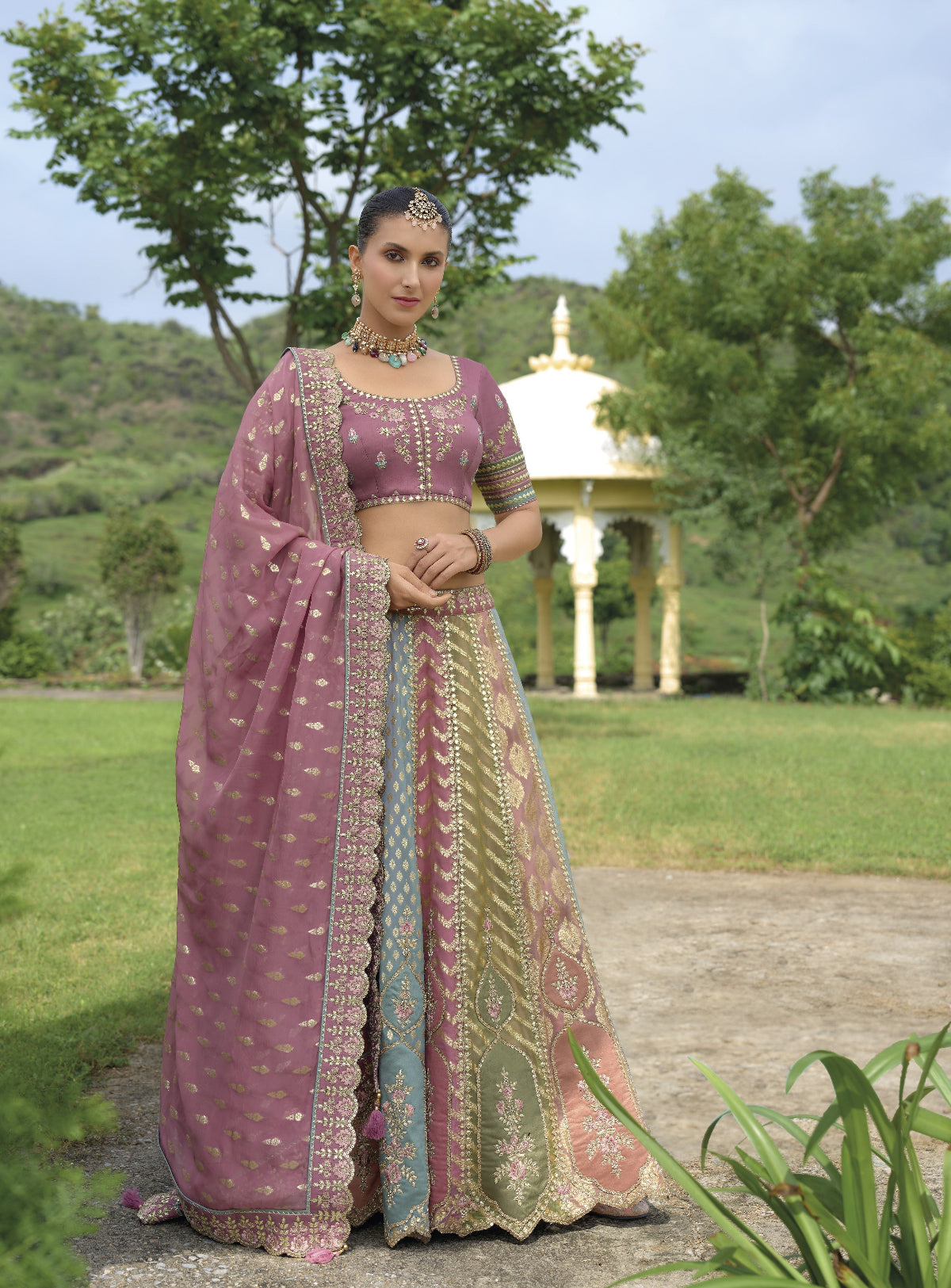 Buy Pink Lehenga Online -STORI