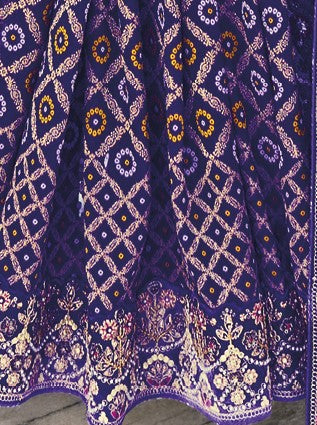 Shop Purple Silk Saree Online- STORI