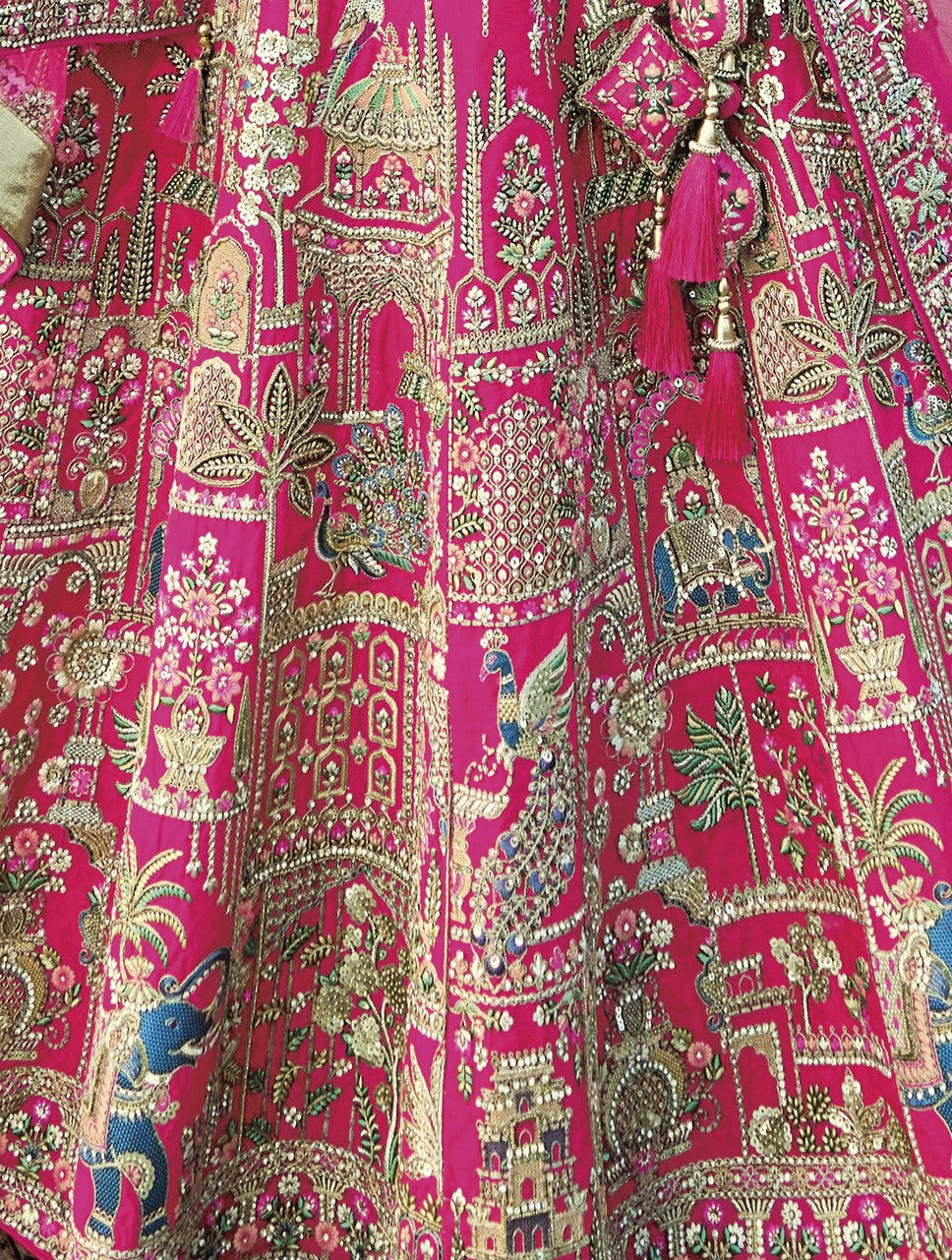 Shop Pink Lehenga In Online-STORI