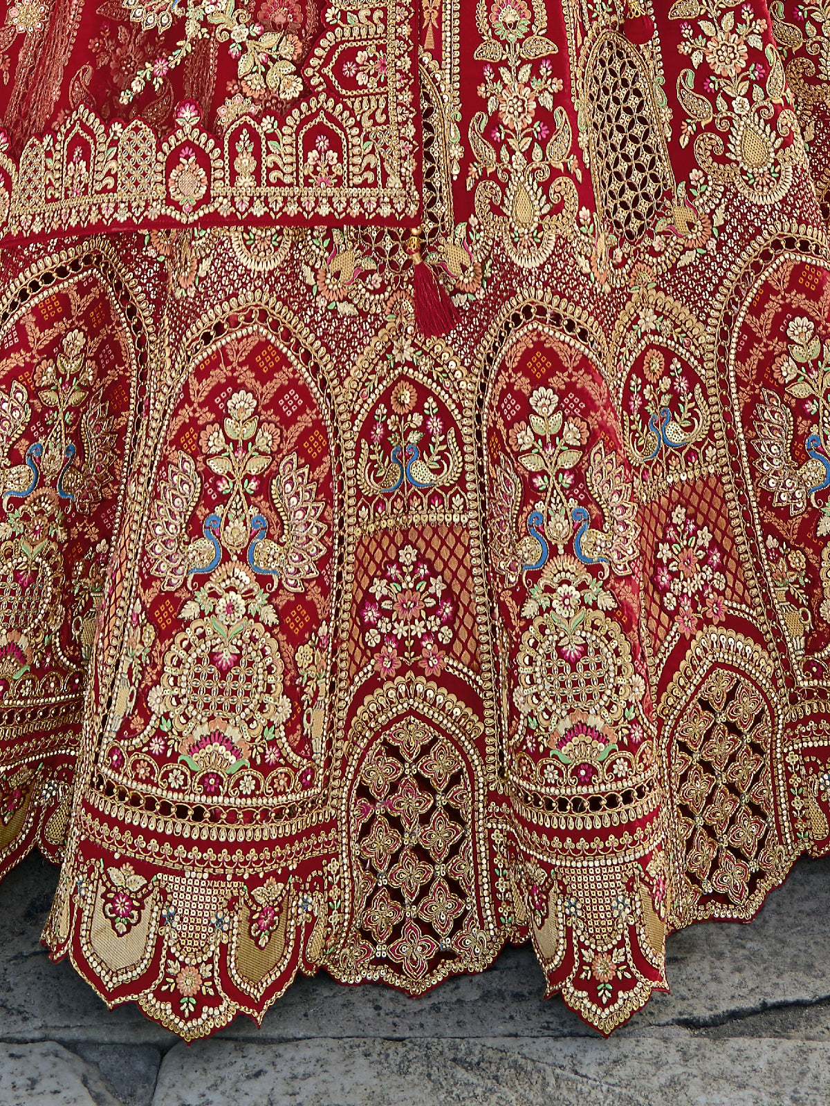 Shop Red Lehenga In Online-STORI