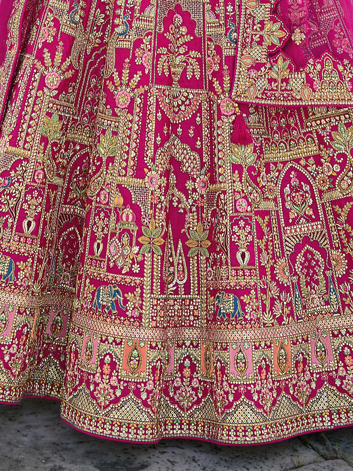 Shop Pink Bridal Lehenga In Online-STORI