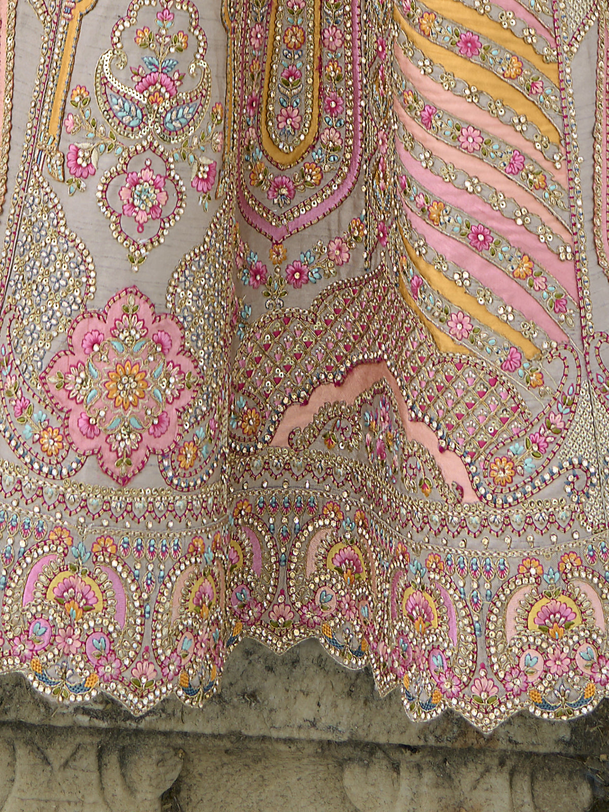 Buy Peach Bridal Lehenga In Online-STORI