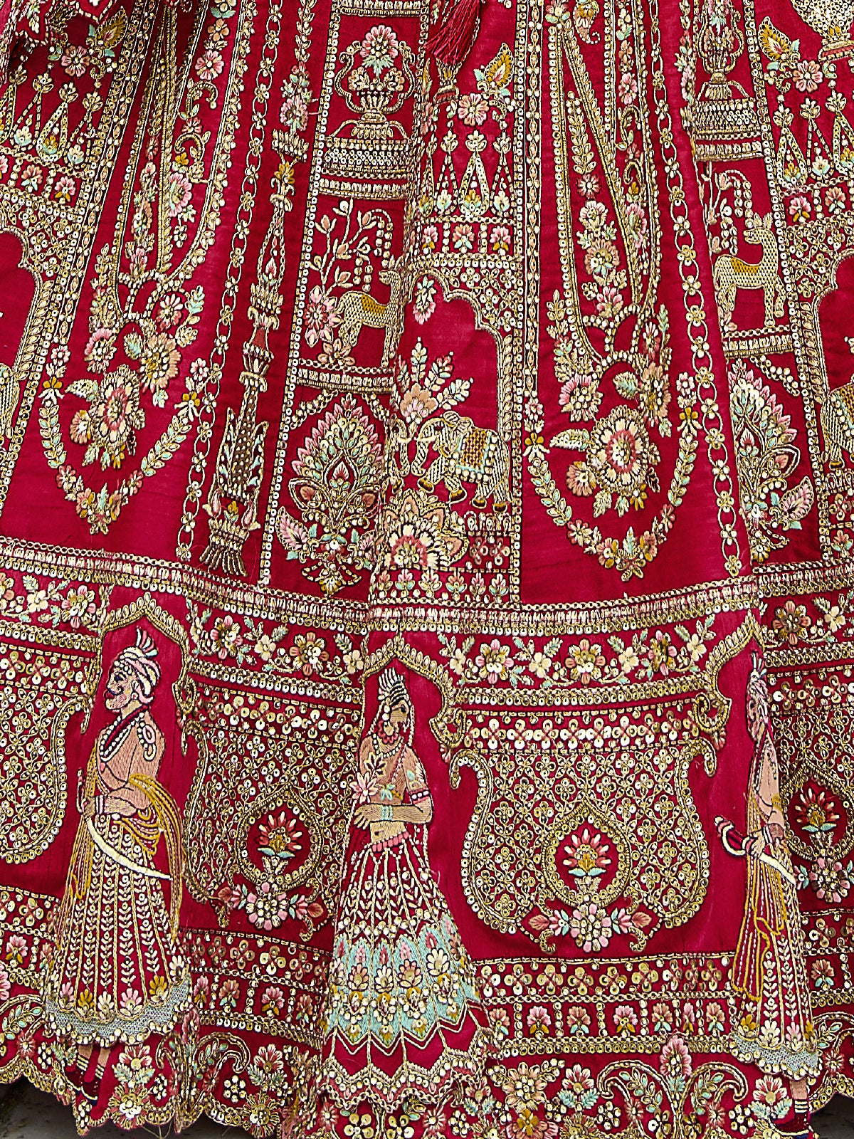Buy Red Bridal Lehenga In Online-STORI
