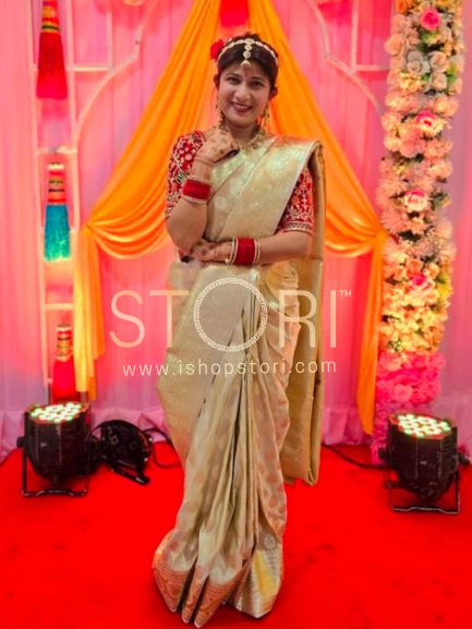 Akanksha Prasad in STORI Bridal Blouse