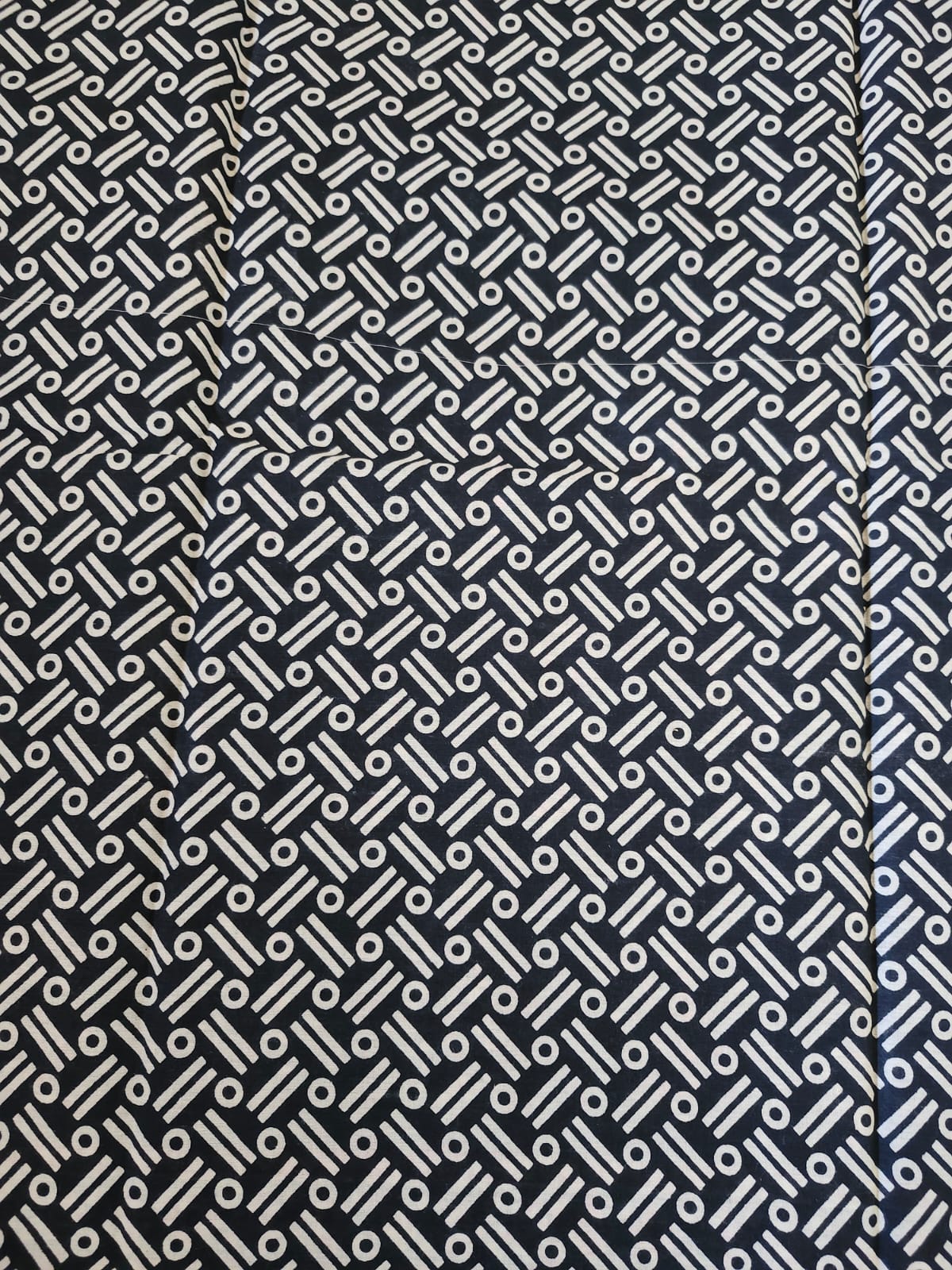 Black & Red Handloom Cotton Mulmul Saree