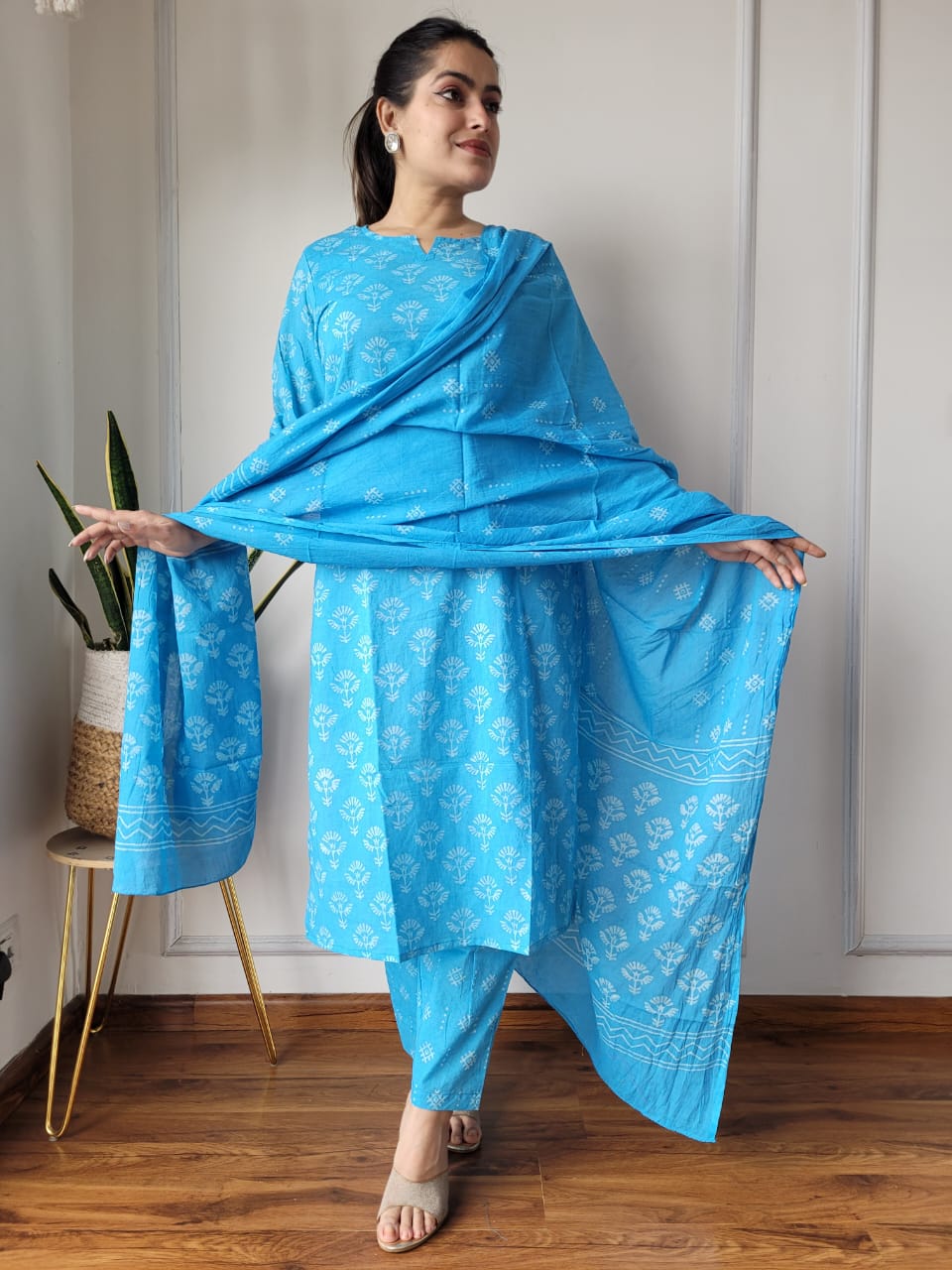 Shop Blue Kurta Set for Women Online - STORI