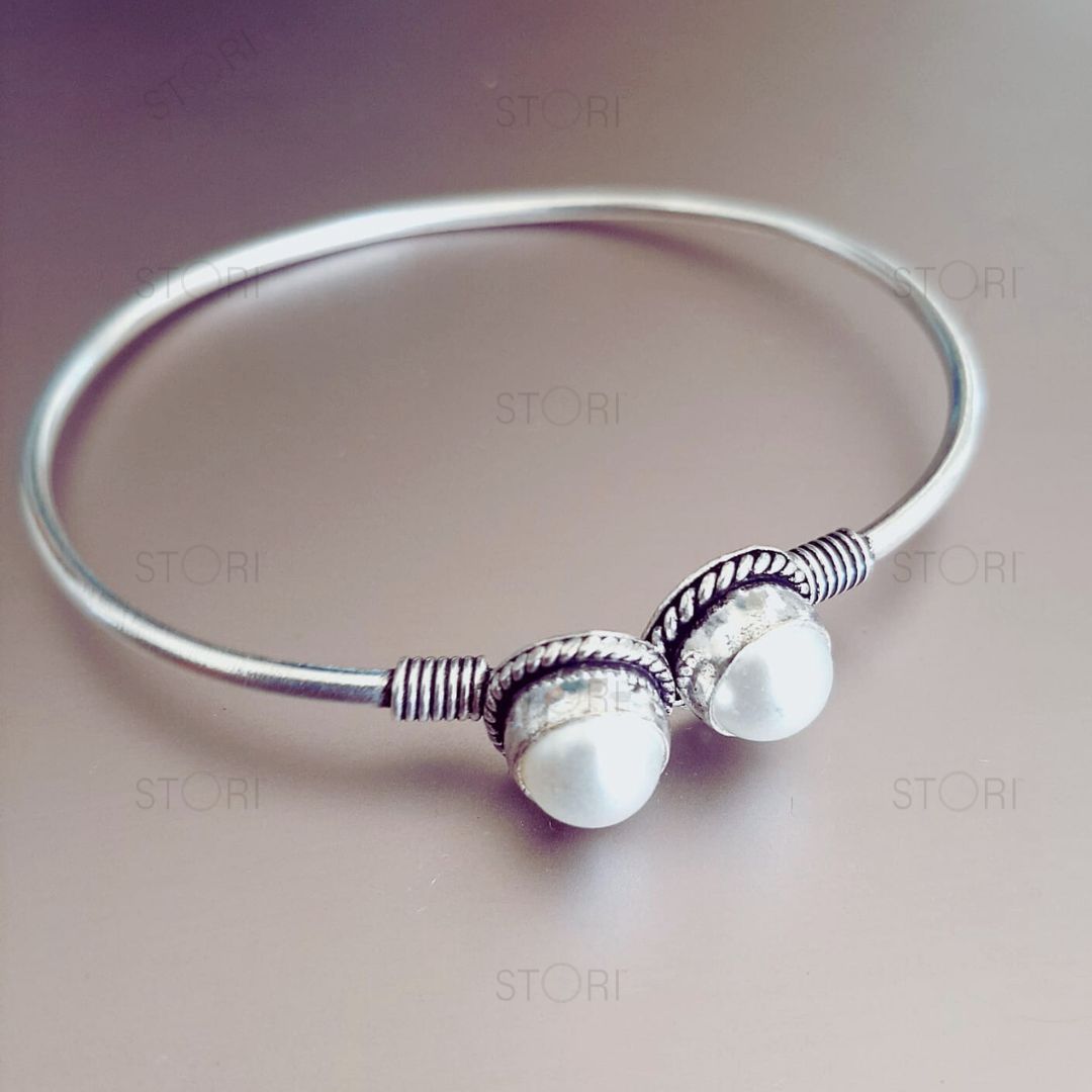 Harshali Dual Stones Oxidised Bracelet