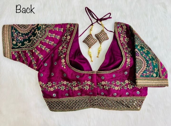 Padmavati Heavy Embroidered Bridal Blouse