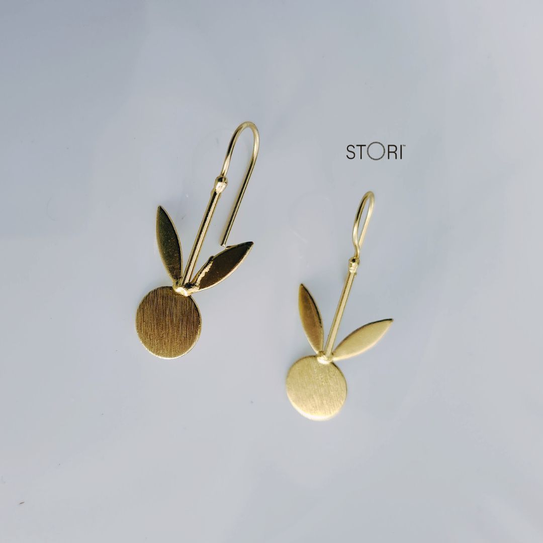 Buy Lightweight Golden Earrings- STORI