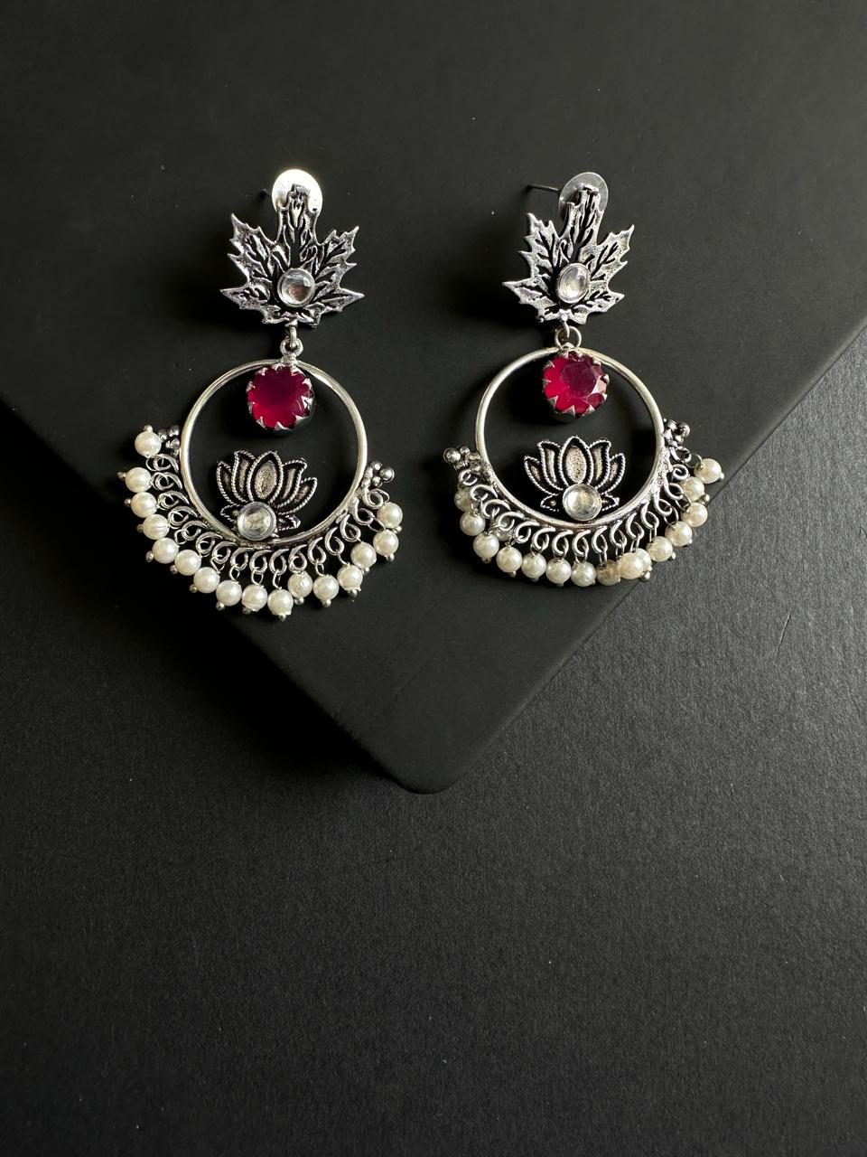 Maitreyi Hoop Dangling Earrings