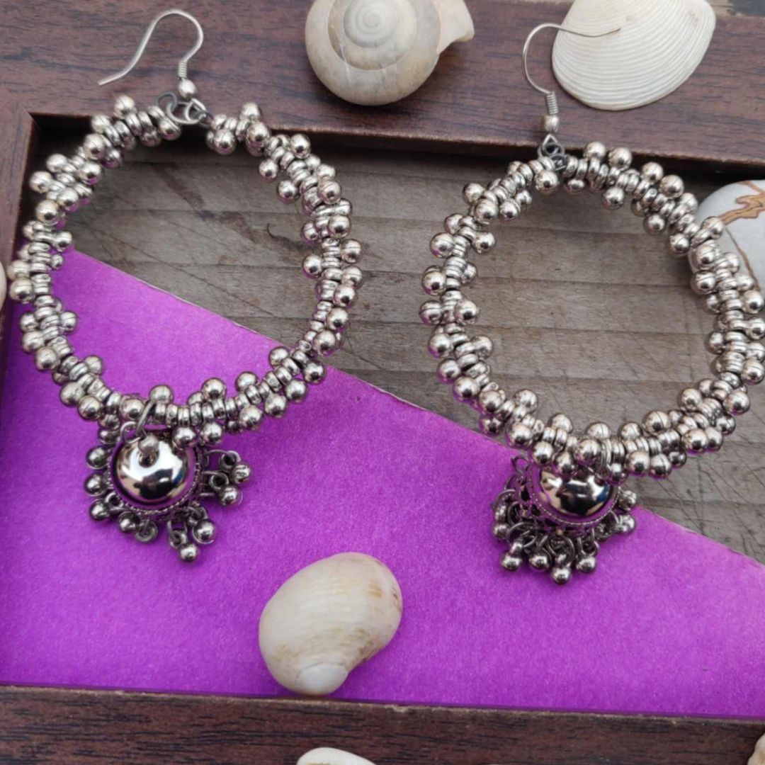 Shop Navratri Loop Earrings on Sale - STORI