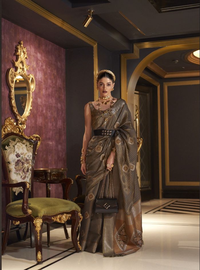 Zari Base Handloom Silk Saree