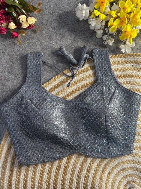 Shop Grey Blouse Online - STORI