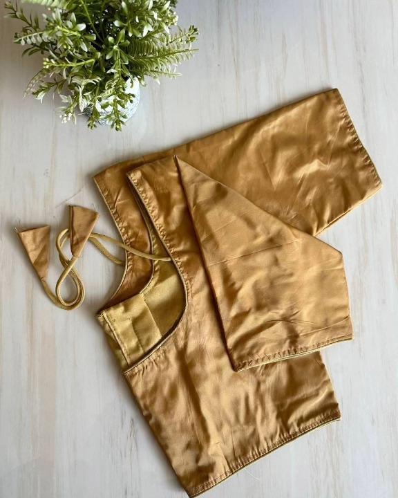 Soft Pattu Silk Solid Single Color Blouse