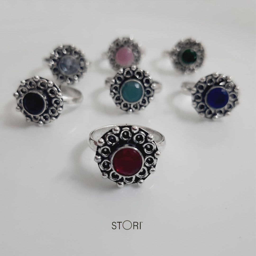 Shop Oxidised Rings Online - STORI