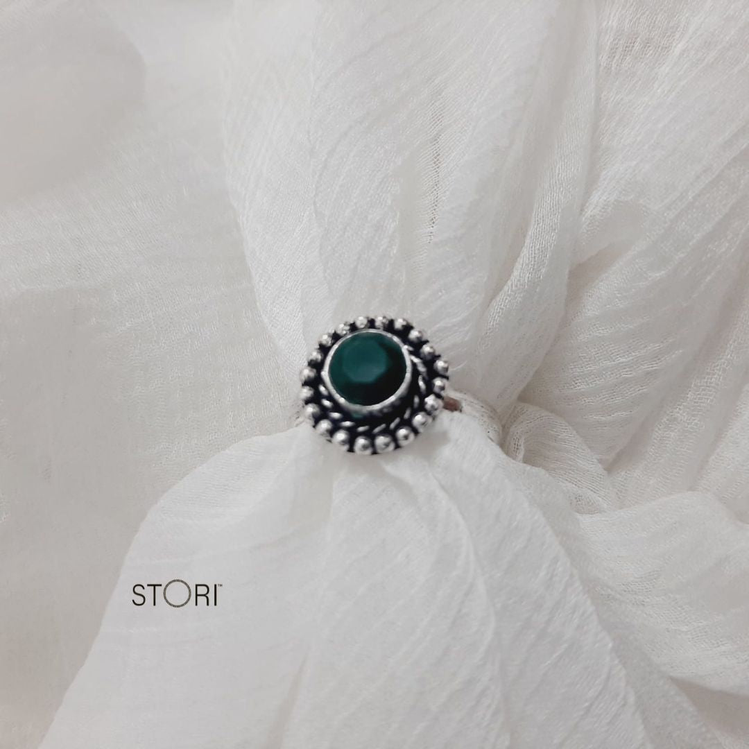 Green Women Toe Ring Online- STORI