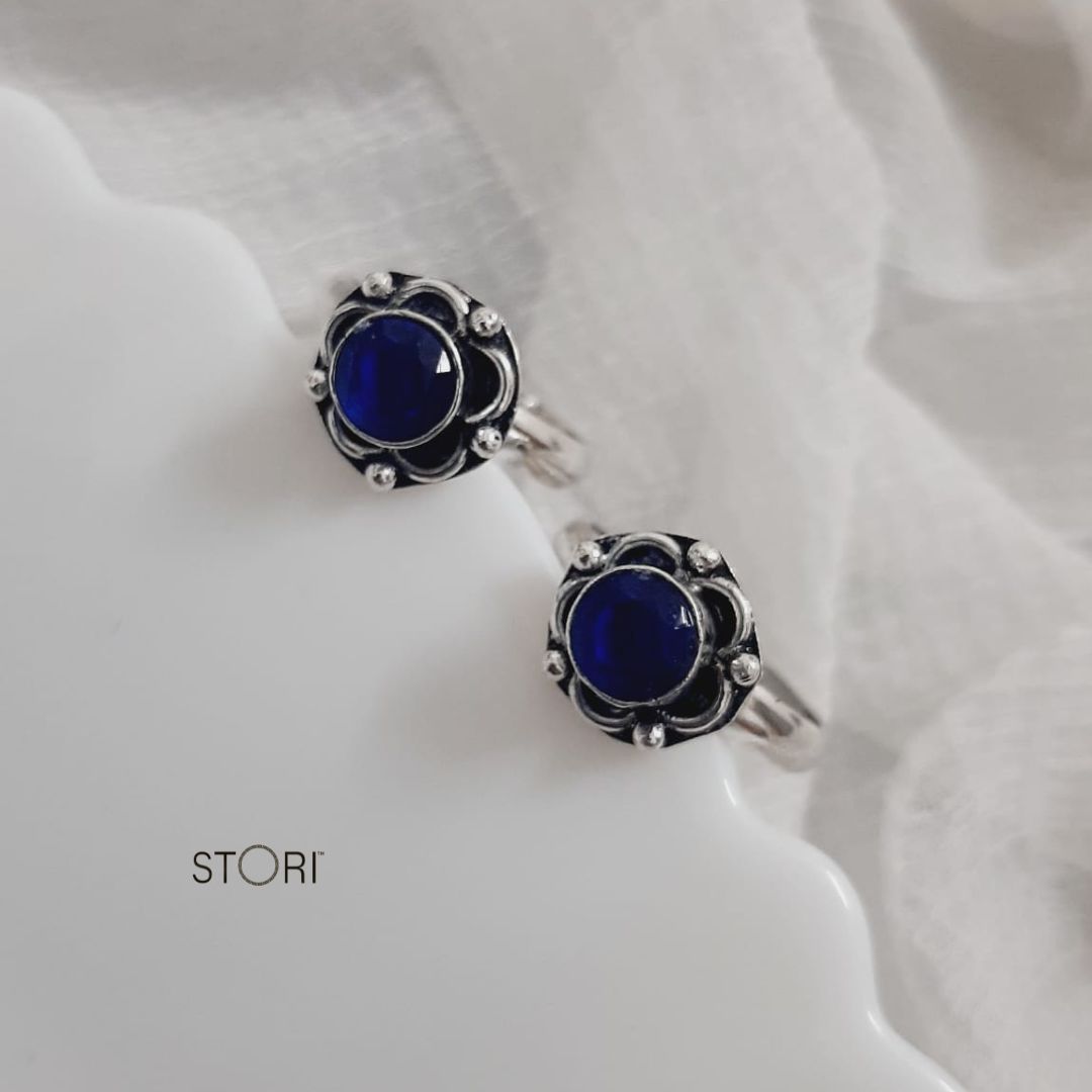 Shop Women's Blue Toerings at STORI