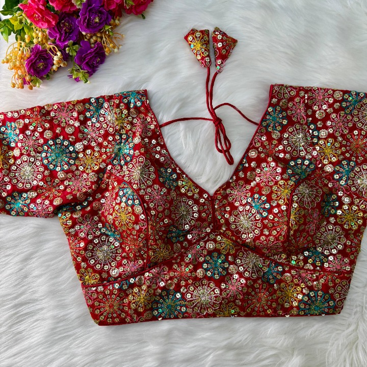 Red Clearance Sale Blouse