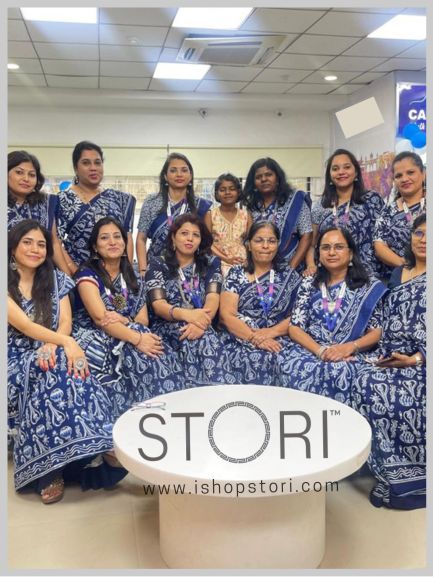 SBI Hinjewadi team in STORI Sarees