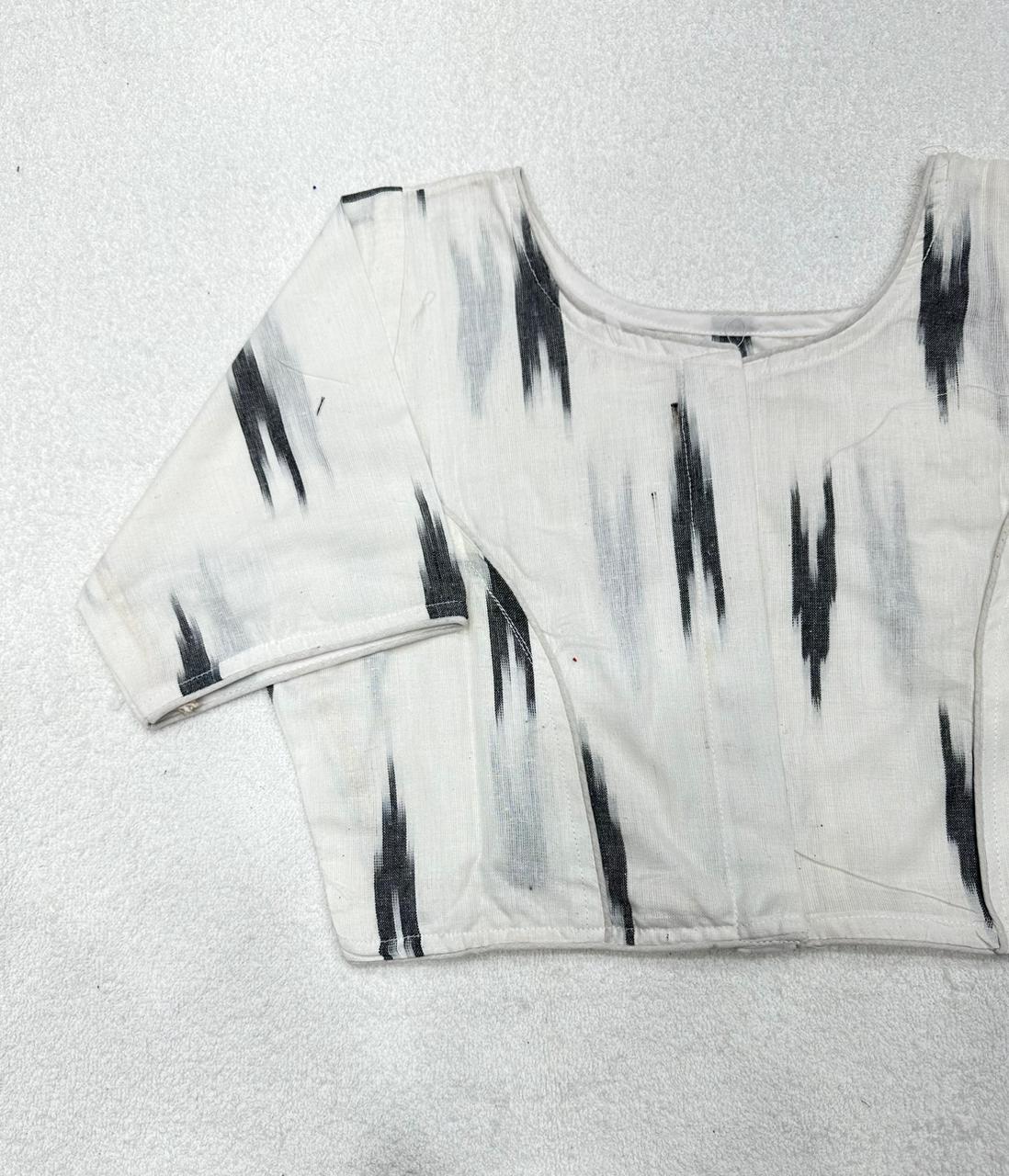 Ikkat Woven Cotton Regular Blouse