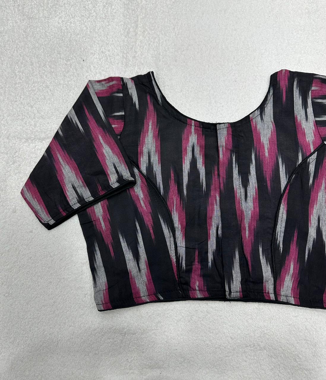 Ikkat Woven Cotton Regular Blouse