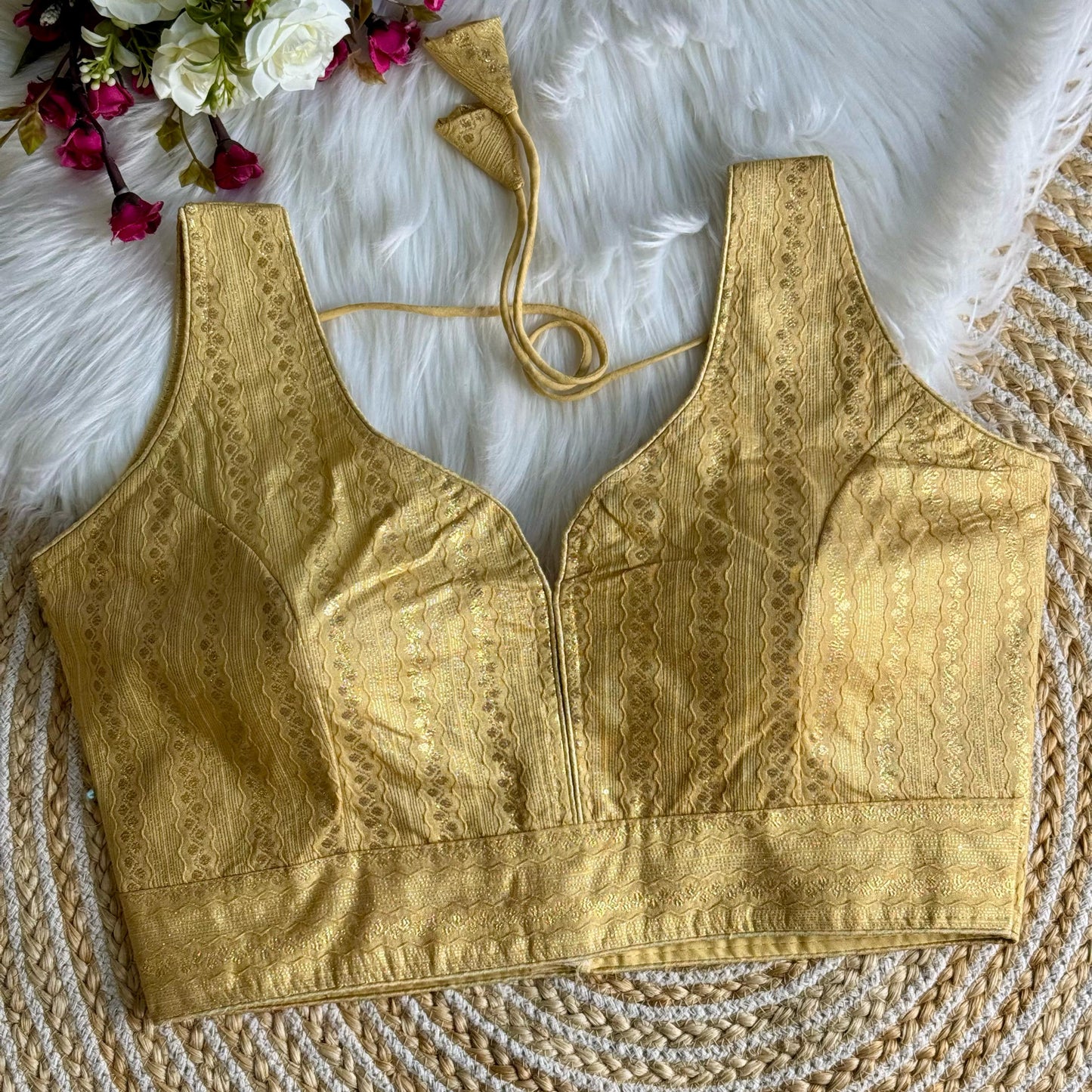 Best Banarasi Readymade Blouse Online-STORI