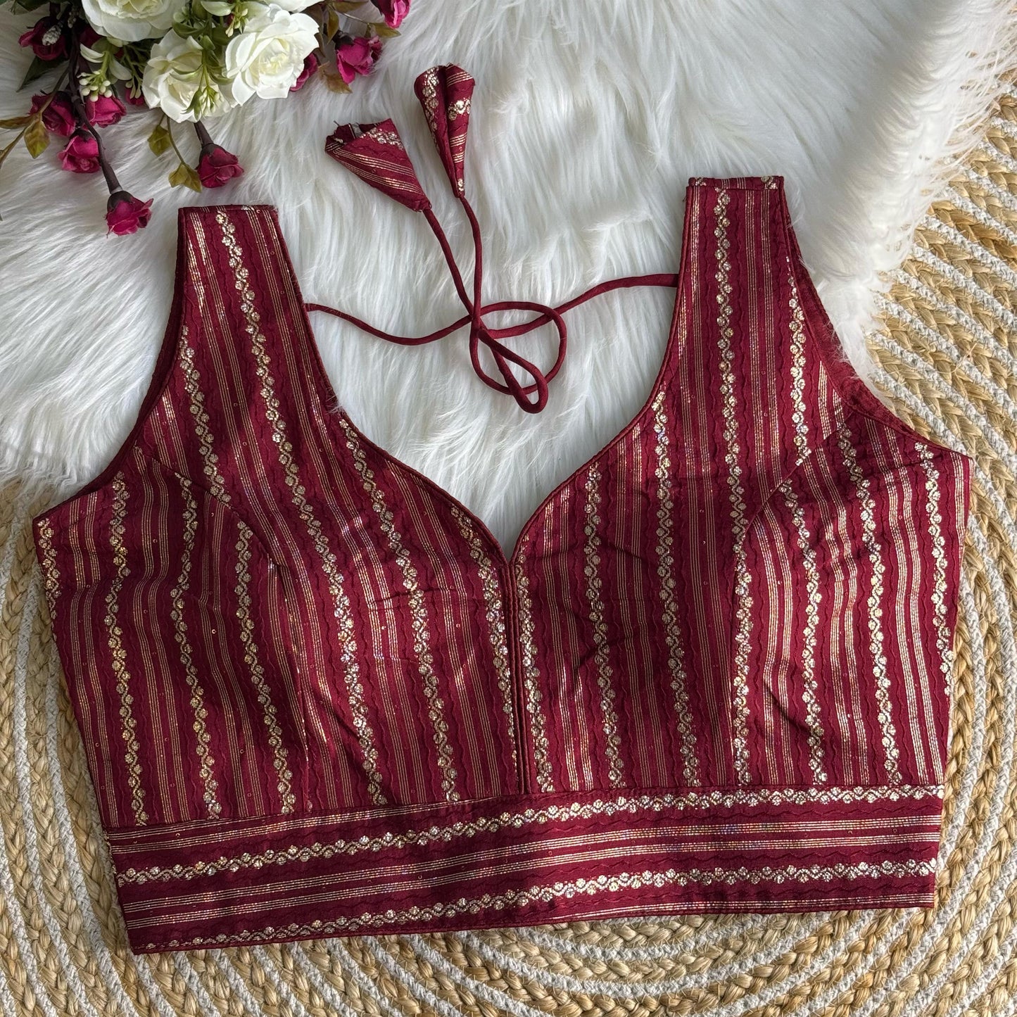 Best Banarasi Readymade Blouse Online-STORI