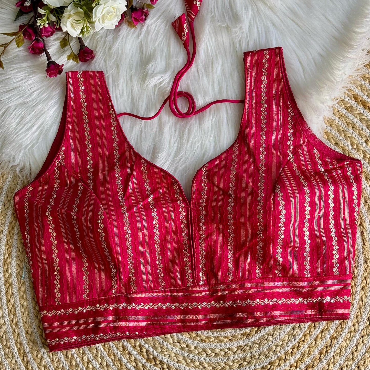 Best Banarasi Readymade Blouse Online-STORI