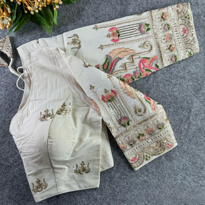 Best Khadi Cotton Readymade Blouse Online-STORI