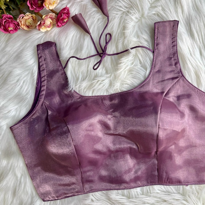 Blooming Organza Solid Color Blouse