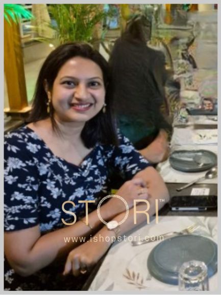 Shruti Jha in STORI Earrings