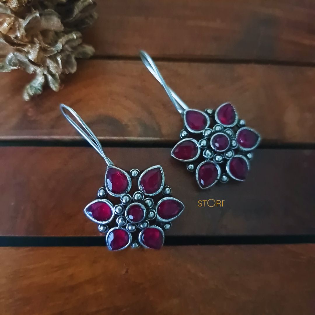 Ragini Studded Stone Dangler Earrings