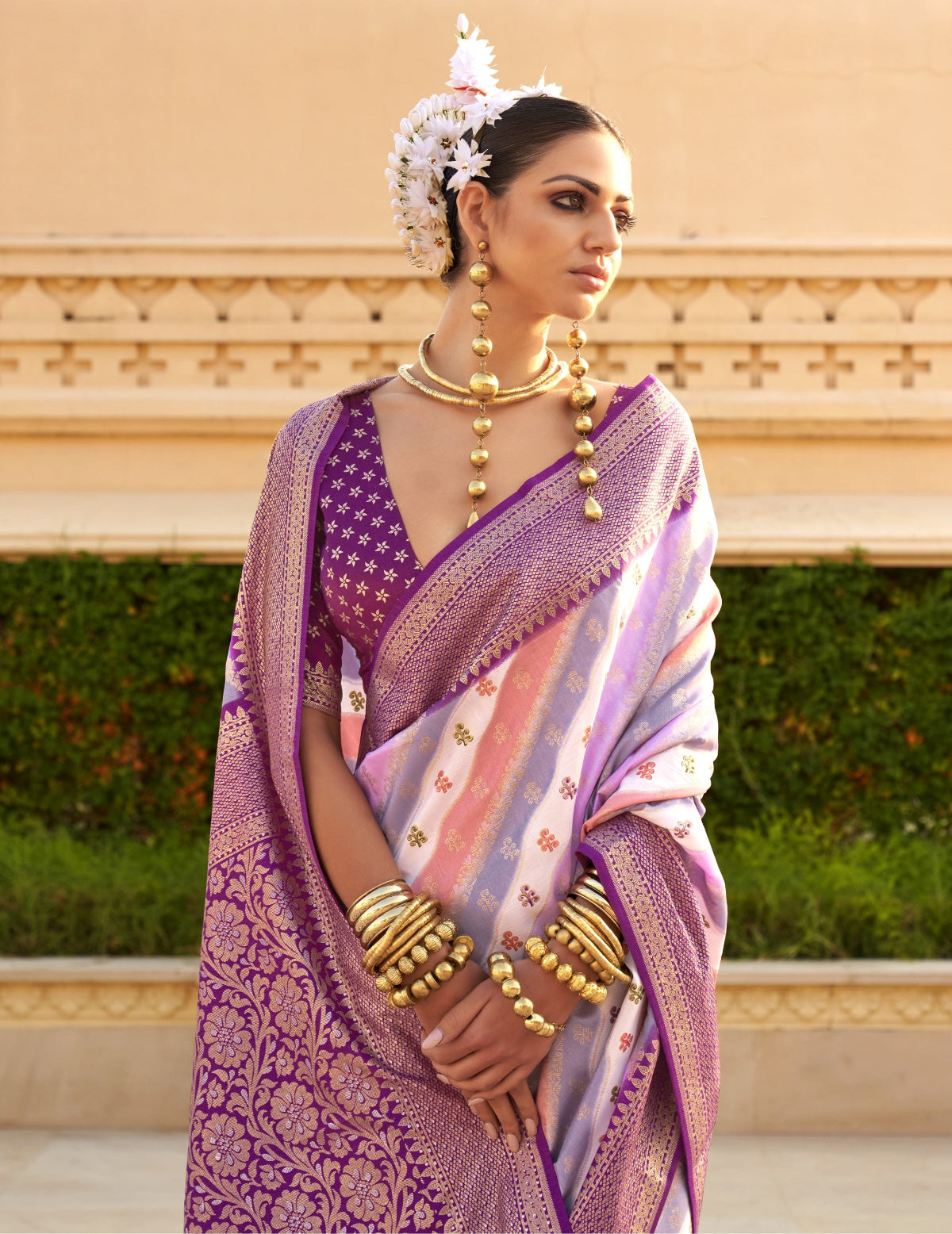 Best Purple Patola Silk Saree Online in India