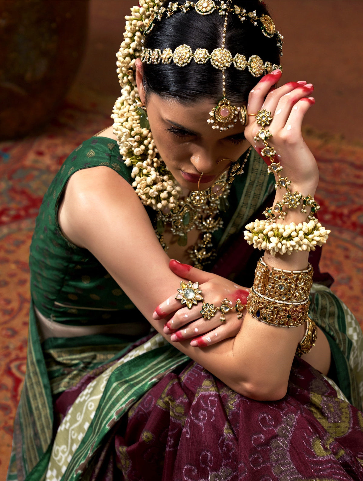 Magenta Best Patola Silk Saree Online in India