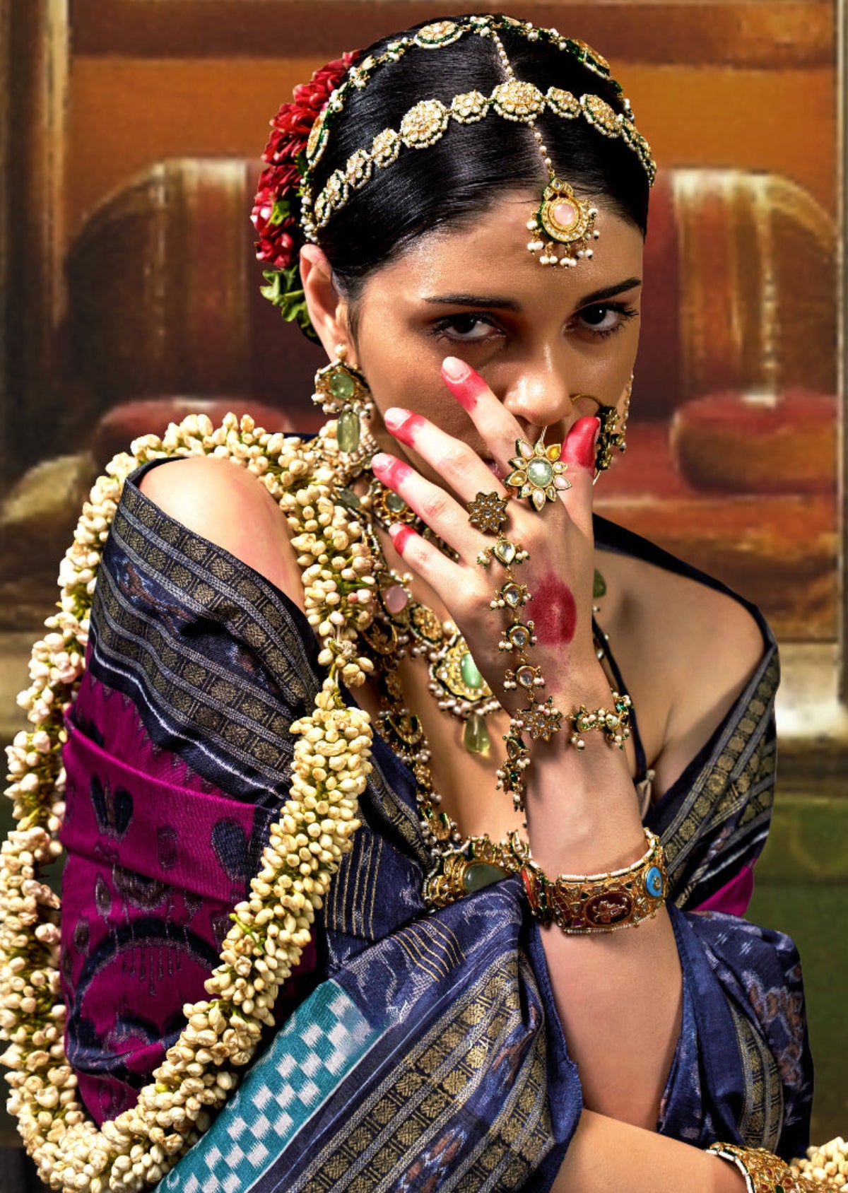 Purple Best Patola Silk Saree Online in India