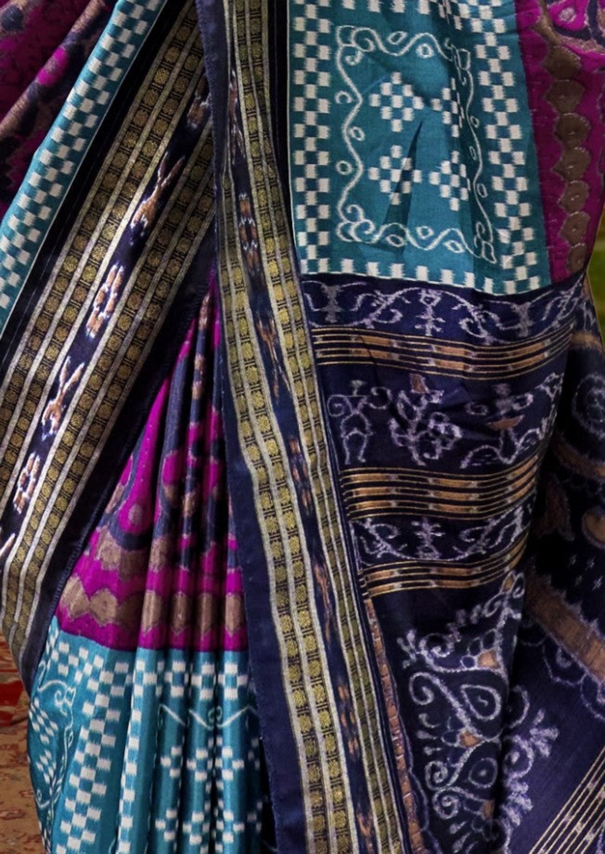 Purple Best Patola Silk Saree Online in India