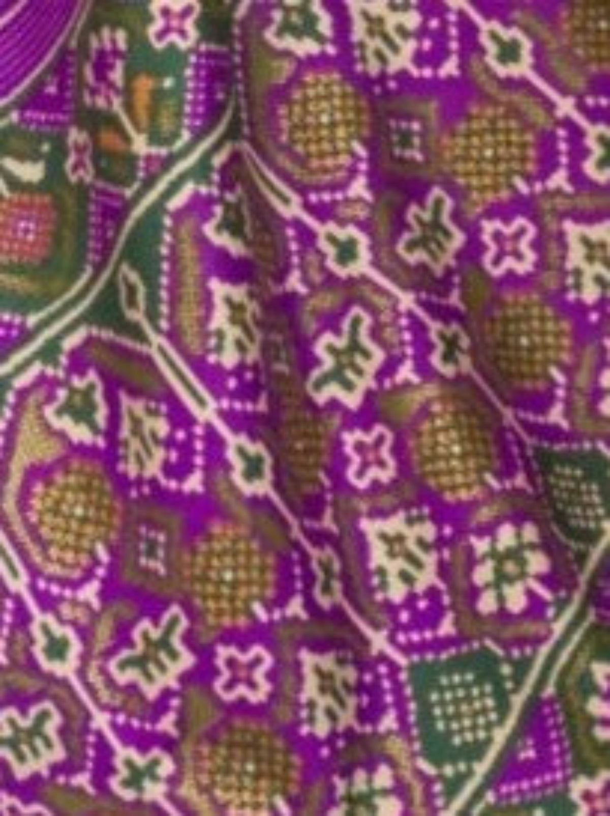 Shop Pink Patola Silk Saree for Wedding at STORI