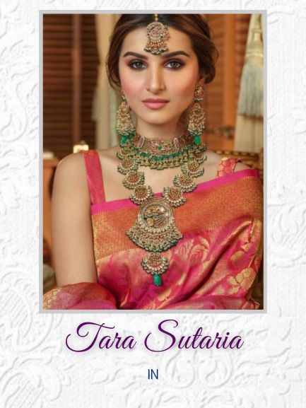 TARA Sutaria in Mauve Pink Dual Shade Kanjivaram Silk Saree
